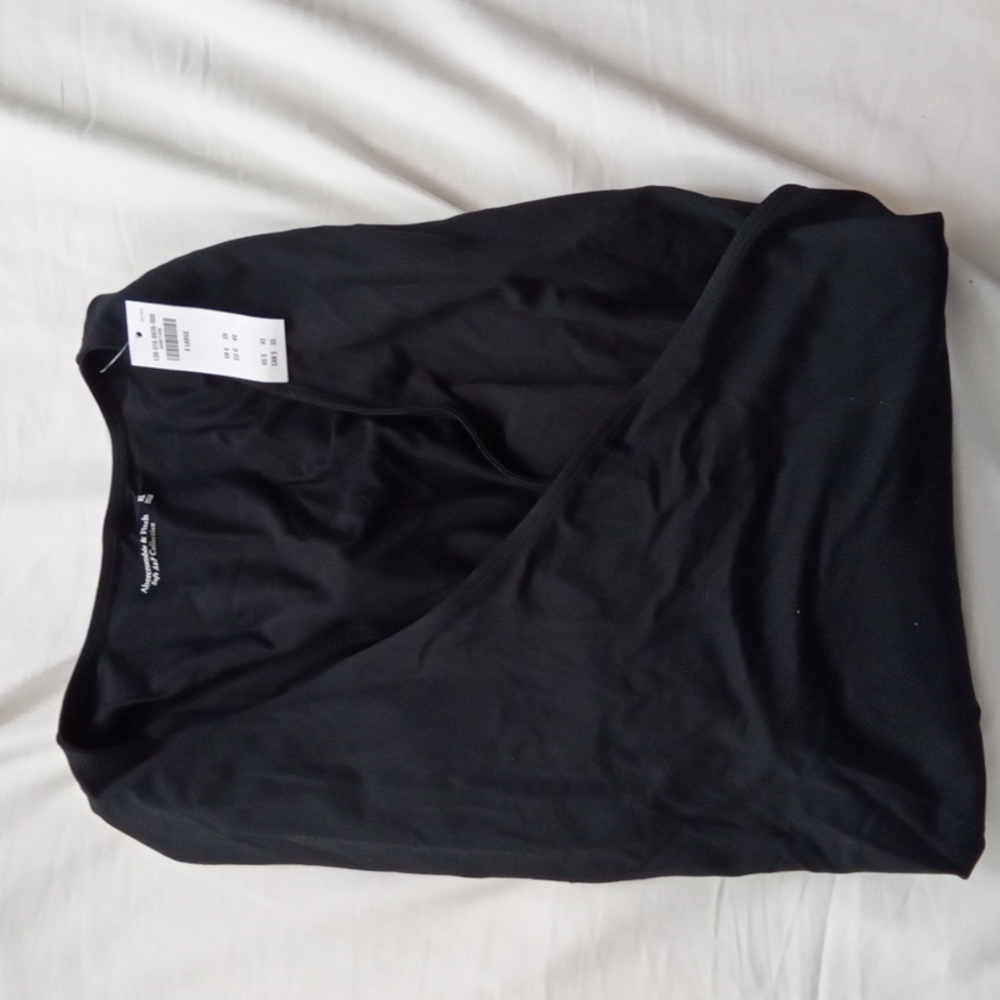 Abercrombie and fitch crossover long sleeve bodysuit